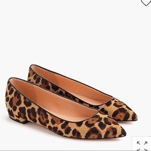 J Crew leopard Print flats